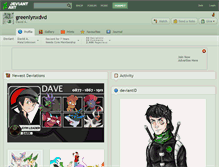Tablet Screenshot of greenlynxdvd.deviantart.com