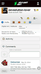 Mobile Screenshot of eeveelution-lover.deviantart.com