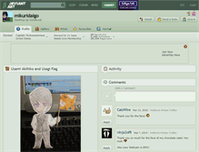 Tablet Screenshot of mikuridaigo.deviantart.com