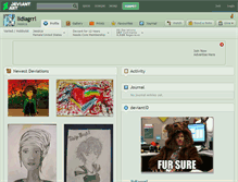 Tablet Screenshot of lidiagrrl.deviantart.com