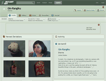 Tablet Screenshot of gin-rangiku.deviantart.com
