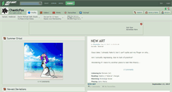 Desktop Screenshot of chaoticfox.deviantart.com