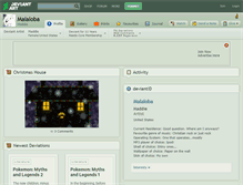 Tablet Screenshot of malaloba.deviantart.com