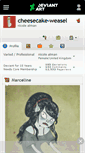 Mobile Screenshot of cheesecake-weasel.deviantart.com