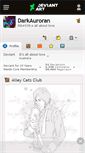 Mobile Screenshot of darkauroran.deviantart.com