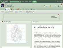 Tablet Screenshot of darkauroran.deviantart.com