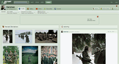 Desktop Screenshot of hareman.deviantart.com