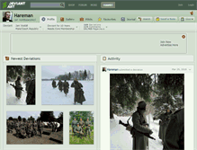 Tablet Screenshot of hareman.deviantart.com