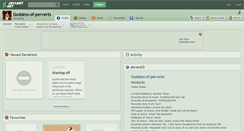 Desktop Screenshot of goddess-of-perverts.deviantart.com