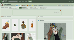 Desktop Screenshot of griff-kendu.deviantart.com