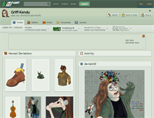 Tablet Screenshot of griff-kendu.deviantart.com