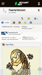 Mobile Screenshot of faerievenom.deviantart.com