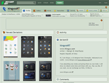 Tablet Screenshot of kingyoart.deviantart.com
