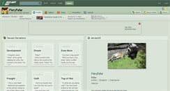 Desktop Screenshot of fieryfafar.deviantart.com