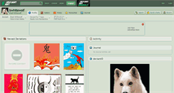 Desktop Screenshot of bwhitewolf.deviantart.com