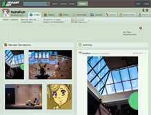 Tablet Screenshot of isunakun.deviantart.com
