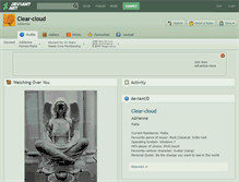 Tablet Screenshot of clear-cloud.deviantart.com