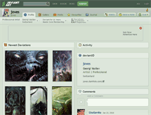 Tablet Screenshot of joves.deviantart.com