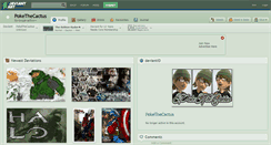 Desktop Screenshot of pokethecactus.deviantart.com