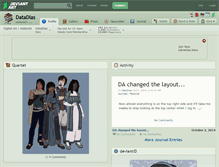 Tablet Screenshot of datadias.deviantart.com