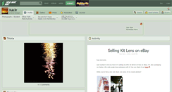 Desktop Screenshot of llub3r.deviantart.com