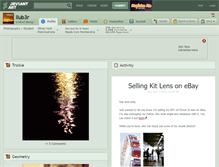 Tablet Screenshot of llub3r.deviantart.com