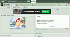 Desktop Screenshot of castor-cgc.deviantart.com