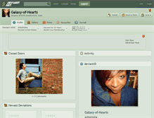 Tablet Screenshot of galaxy-of-hearts.deviantart.com