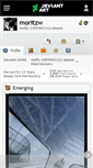 Mobile Screenshot of moritzw.deviantart.com
