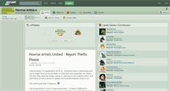 Desktop Screenshot of howrse-artists.deviantart.com