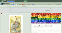 Desktop Screenshot of primehunter.deviantart.com