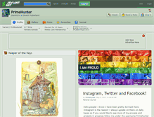 Tablet Screenshot of primehunter.deviantart.com