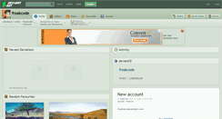 Desktop Screenshot of freakcode.deviantart.com