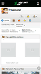 Mobile Screenshot of freakcode.deviantart.com