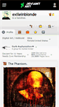 Mobile Screenshot of exileinblonde.deviantart.com