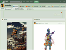 Tablet Screenshot of kacza-ino.deviantart.com
