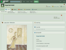 Tablet Screenshot of imperialviolet.deviantart.com