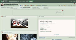 Desktop Screenshot of bloodrayne-demonwolf.deviantart.com