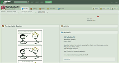 Desktop Screenshot of fairiebutterfly.deviantart.com
