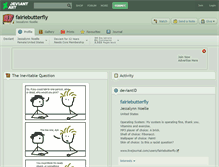 Tablet Screenshot of fairiebutterfly.deviantart.com