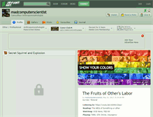 Tablet Screenshot of madcomputerscientist.deviantart.com