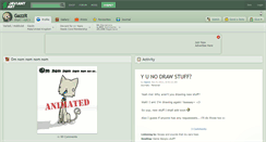 Desktop Screenshot of gazzit.deviantart.com