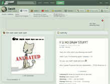 Tablet Screenshot of gazzit.deviantart.com