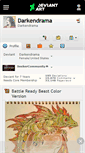 Mobile Screenshot of darkendrama.deviantart.com