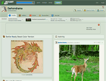 Tablet Screenshot of darkendrama.deviantart.com