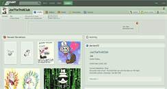 Desktop Screenshot of joethetrollclub.deviantart.com