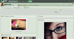 Desktop Screenshot of kagoru-chan.deviantart.com