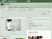 Tablet Screenshot of ilikedeviant.deviantart.com