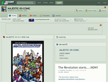 Tablet Screenshot of majestic-xii-comic.deviantart.com
