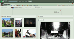 Desktop Screenshot of bloodpoet.deviantart.com
